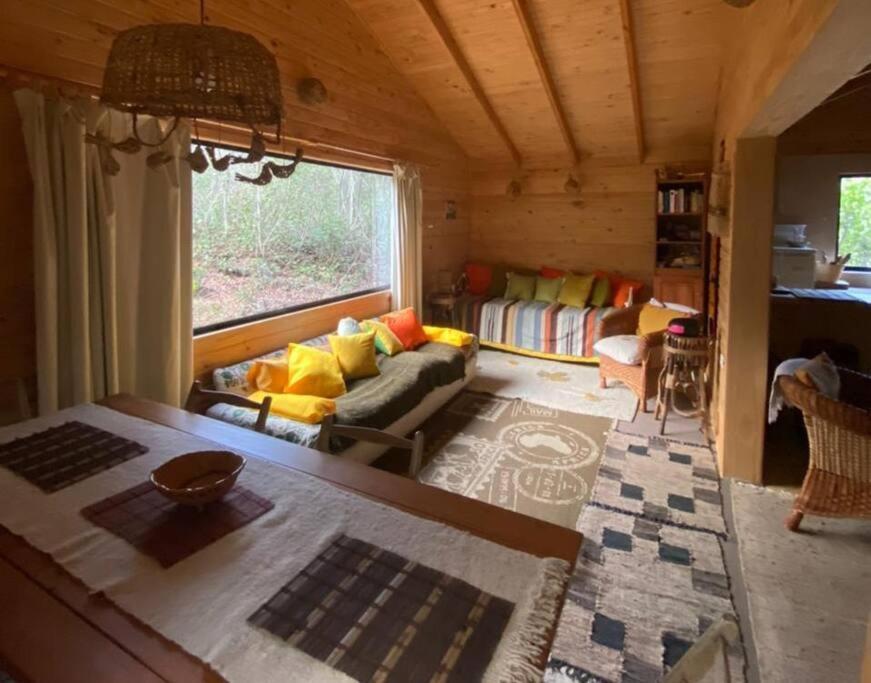Cabana Bosque Viejo Villa Las Trancas Bagian luar foto
