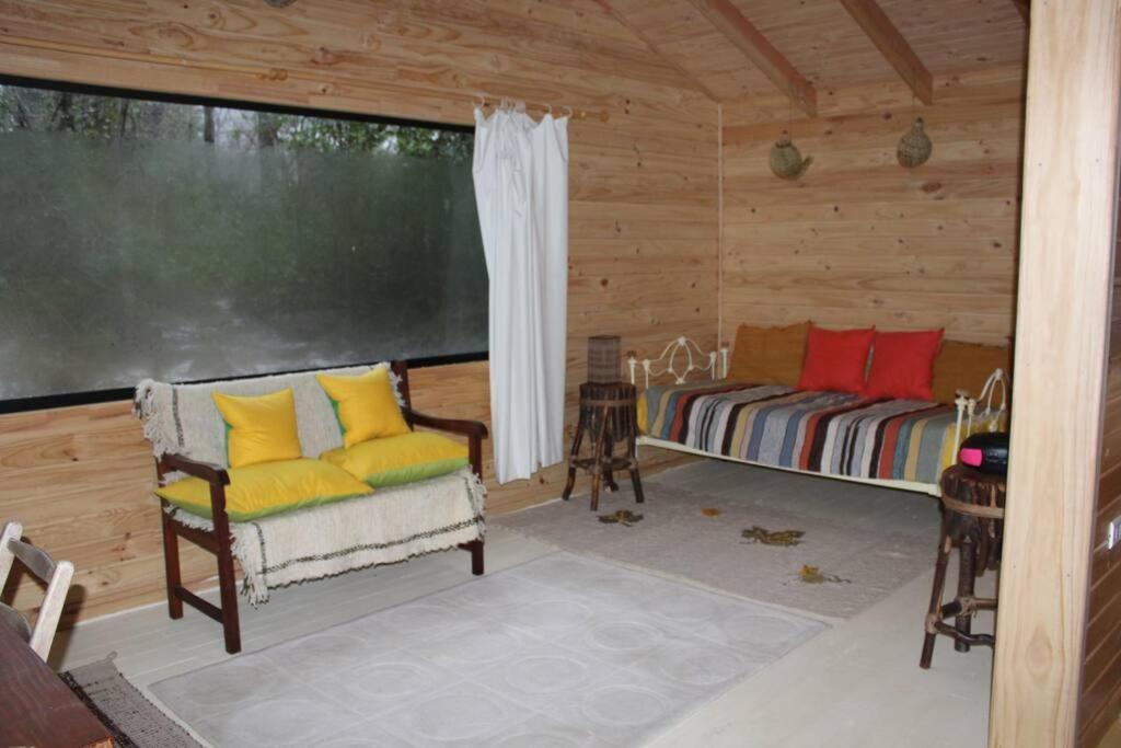 Cabana Bosque Viejo Villa Las Trancas Bagian luar foto