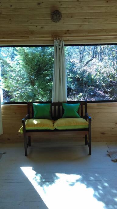 Cabana Bosque Viejo Villa Las Trancas Bagian luar foto