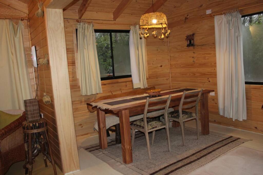 Cabana Bosque Viejo Villa Las Trancas Bagian luar foto